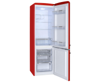 Lodówka Amica FK2965.3RAA 181cm Czerwona Retro SlimSize 244L - 523468 - zdjęcie 4